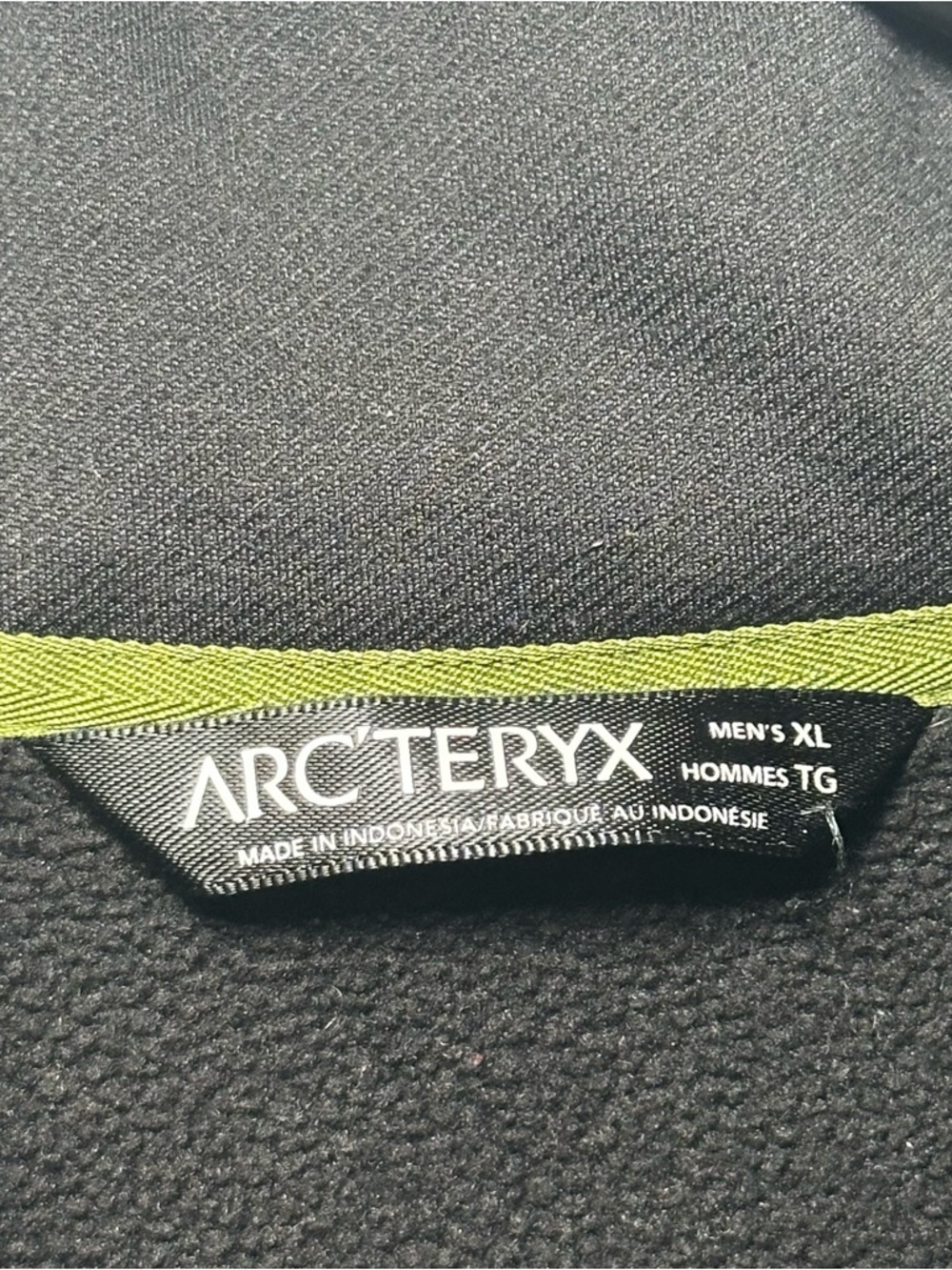 Arc'teryx Black Full Zip Softshell Jacket Custom LIQID Logo Stretch Fleece Lined - Picture 8 of 16